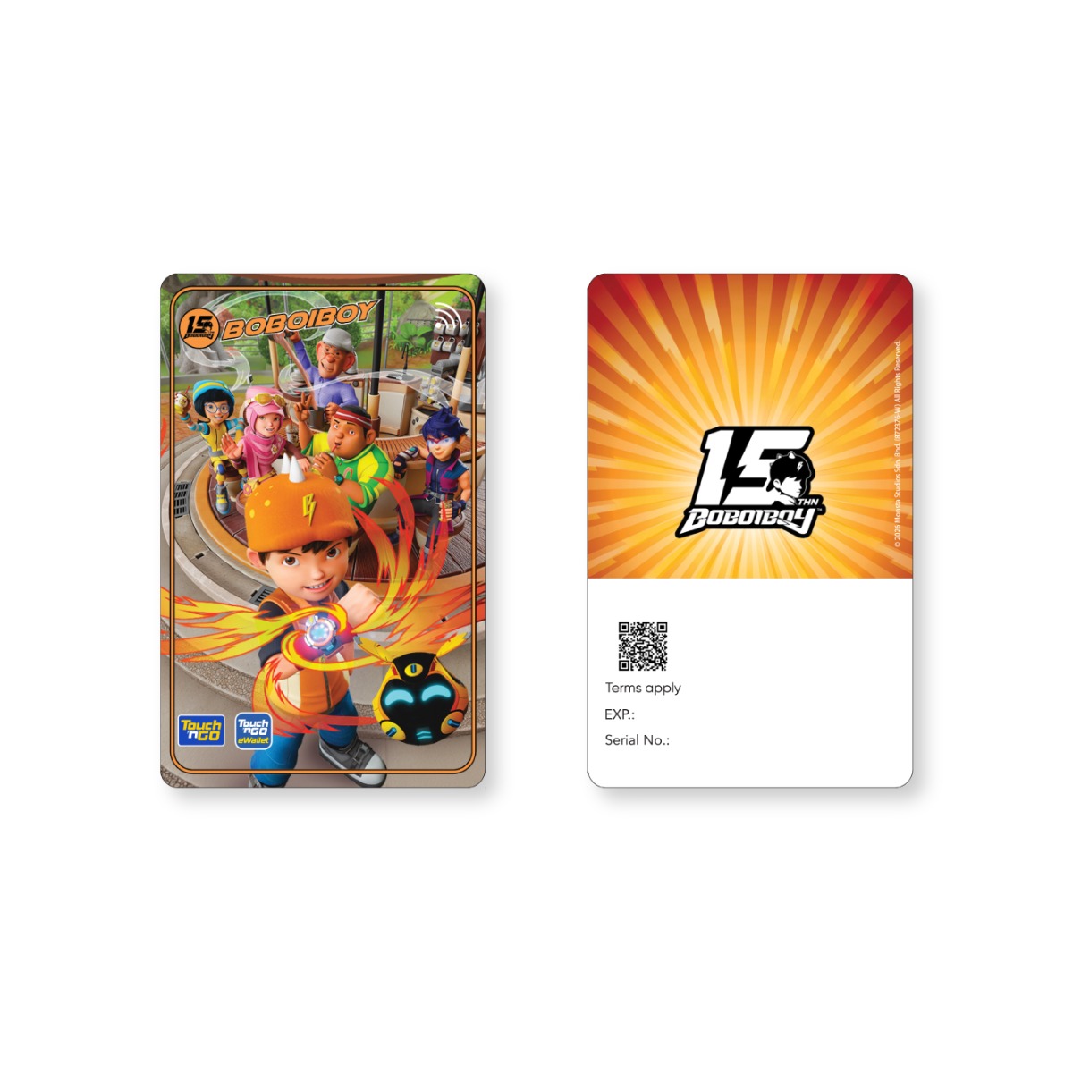 Touch 'n Go x BoBoiBoy Monsta Galaxy Limited Edition Cards