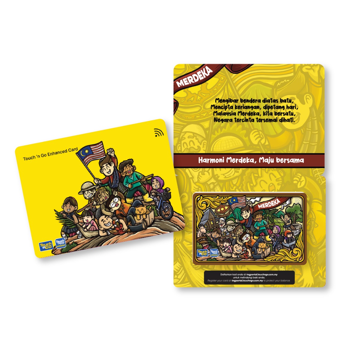Touch 'n Go x Jepah Studio Merdeka Limited Edition Card (Ceria Merdeka) 