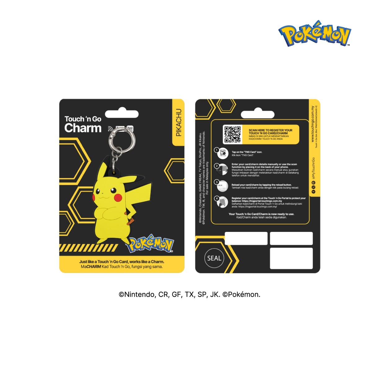 Touch 'n Go Pokémon Special Edition Charms (Pikachu)