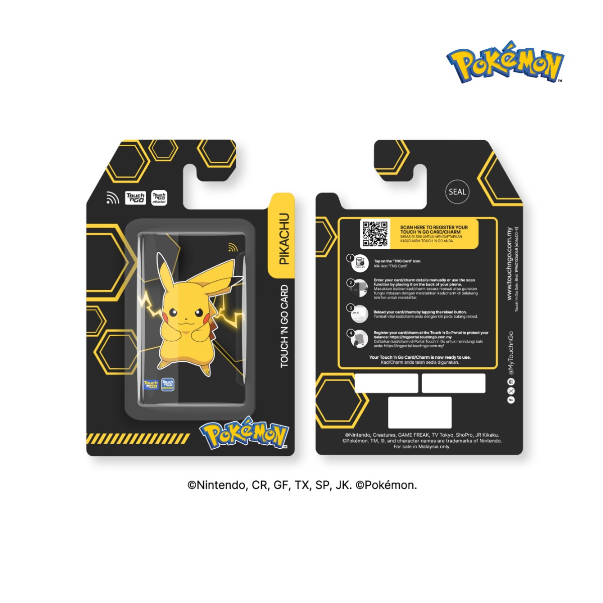 Touch 'n Go Pokémon Special Edition LED Card (Pikachu)