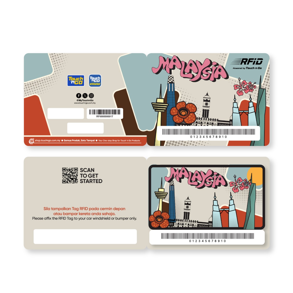 Touch ‘n Go "Malaysiaku” Limited Edition RFID 