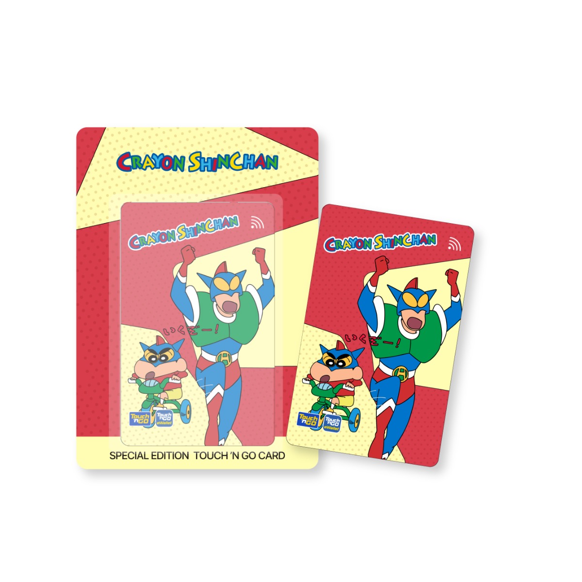 Touch 'n Go x Shin Chan Action Kamen Card