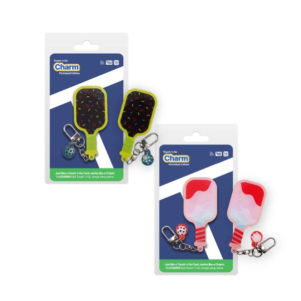 Bundle: Touch 'n Go Charm Pickleball Edition (Pink + Green)