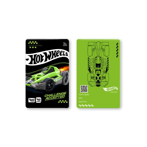 Hot Wheels Limited Edition Touch 'n Go LED Card