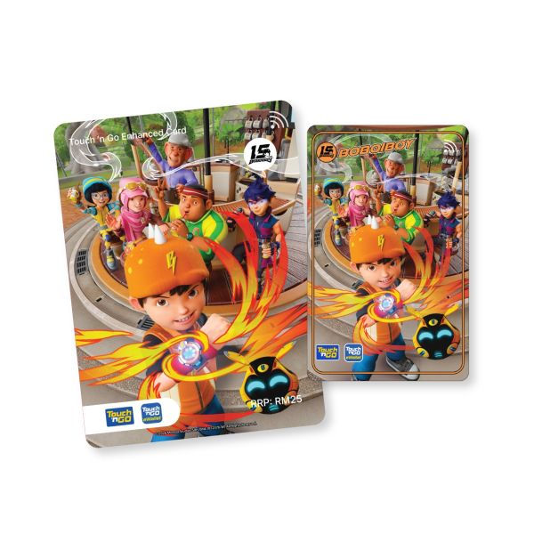 Touch 'n Go x BoBoiBoy Monsta Galaxy Limited Edition Cards