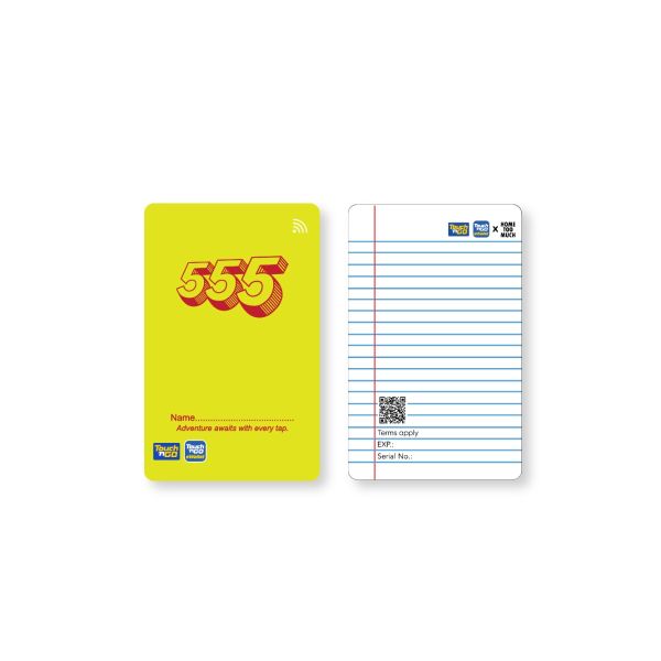 Touch 'n Go x Home Too Much Buku 555 Series Card