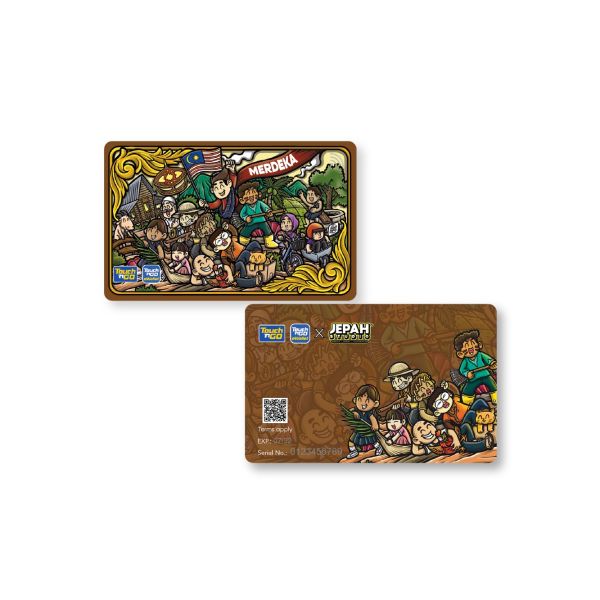 Touch 'n Go x Jepah Studio Merdeka Limited Edition Card (Ceria Merdeka) 