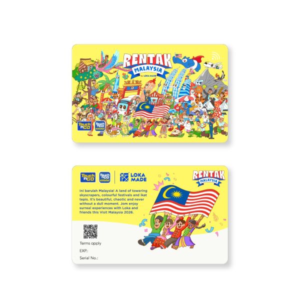Touch n' Go x Loka Made Rentak Malaysia Limited Edition Cards
