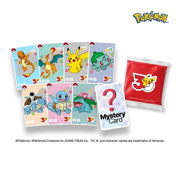Touch 'n Go Pokémon 30th Anniversary Cards - Blind Pack
