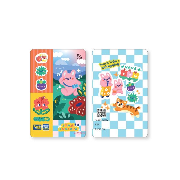 Touch ‘n Go x QuirkyQing Limited Edition Cards (New Adventures)