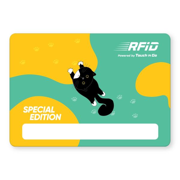 Touch 'n Go Limited Edition RFID Tag - Cat Edition (Tuxedo)