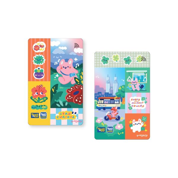 Bundle: Touch ‘n Go x QuirkyQing Limited Edition Cards (New Adventures & New Beginnings)